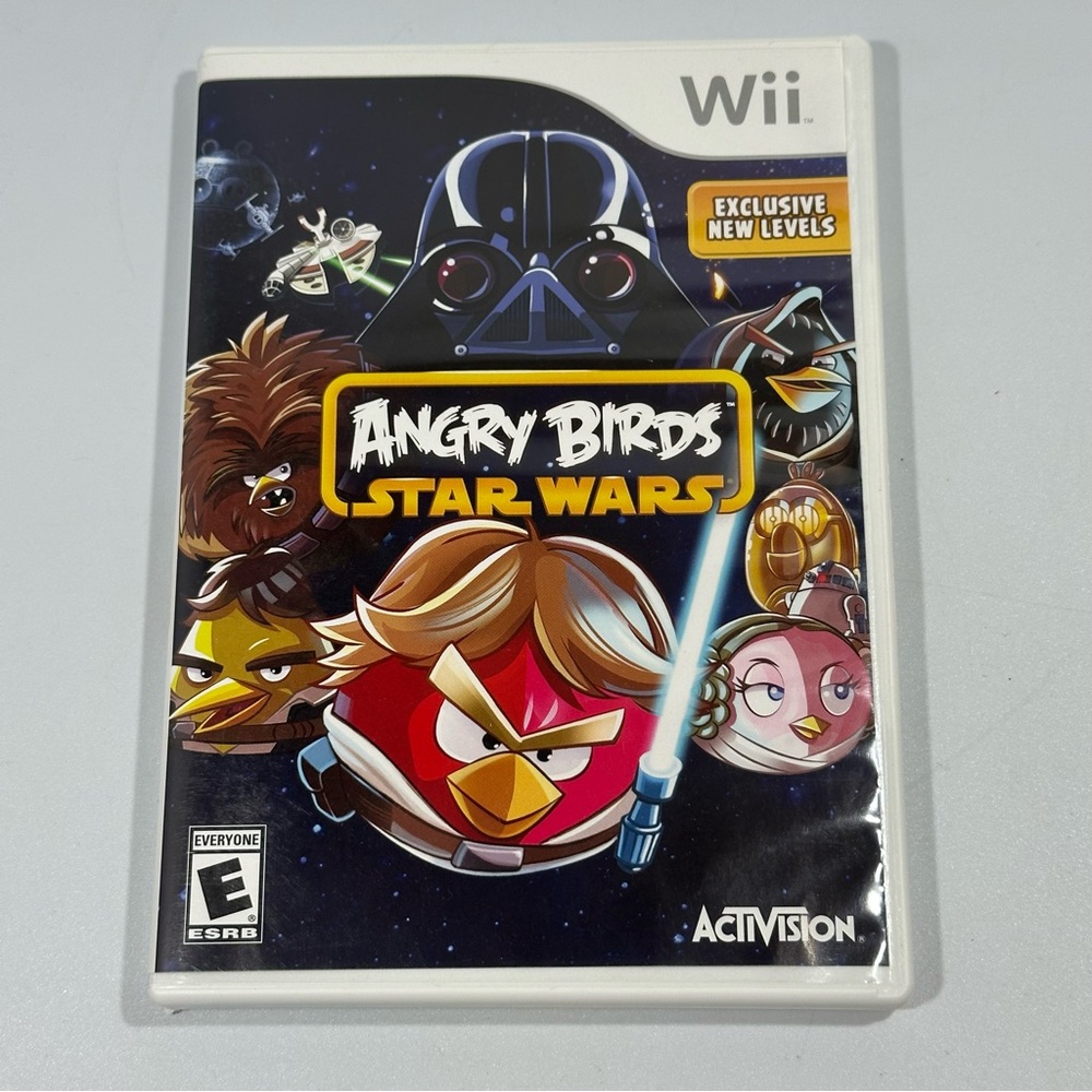 Angry Birds Star Wars Nintendo Wii Activision Video Game EUC